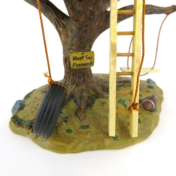 Lemax Steven’s Hideout Treehouse Village Collection w/ Kids Figures & Treehouse - Picture 8 of 16